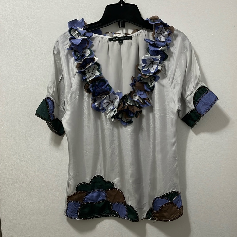 Marc Jacobs Multicolor Ruffle Blouse - Picture 2 of 16